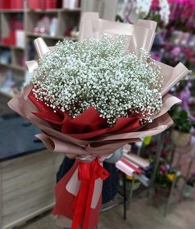 Букет цветов из: Гипсофила в Степной