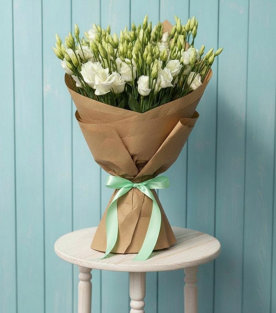 Букет цветов из: Лизиантусы в Степной