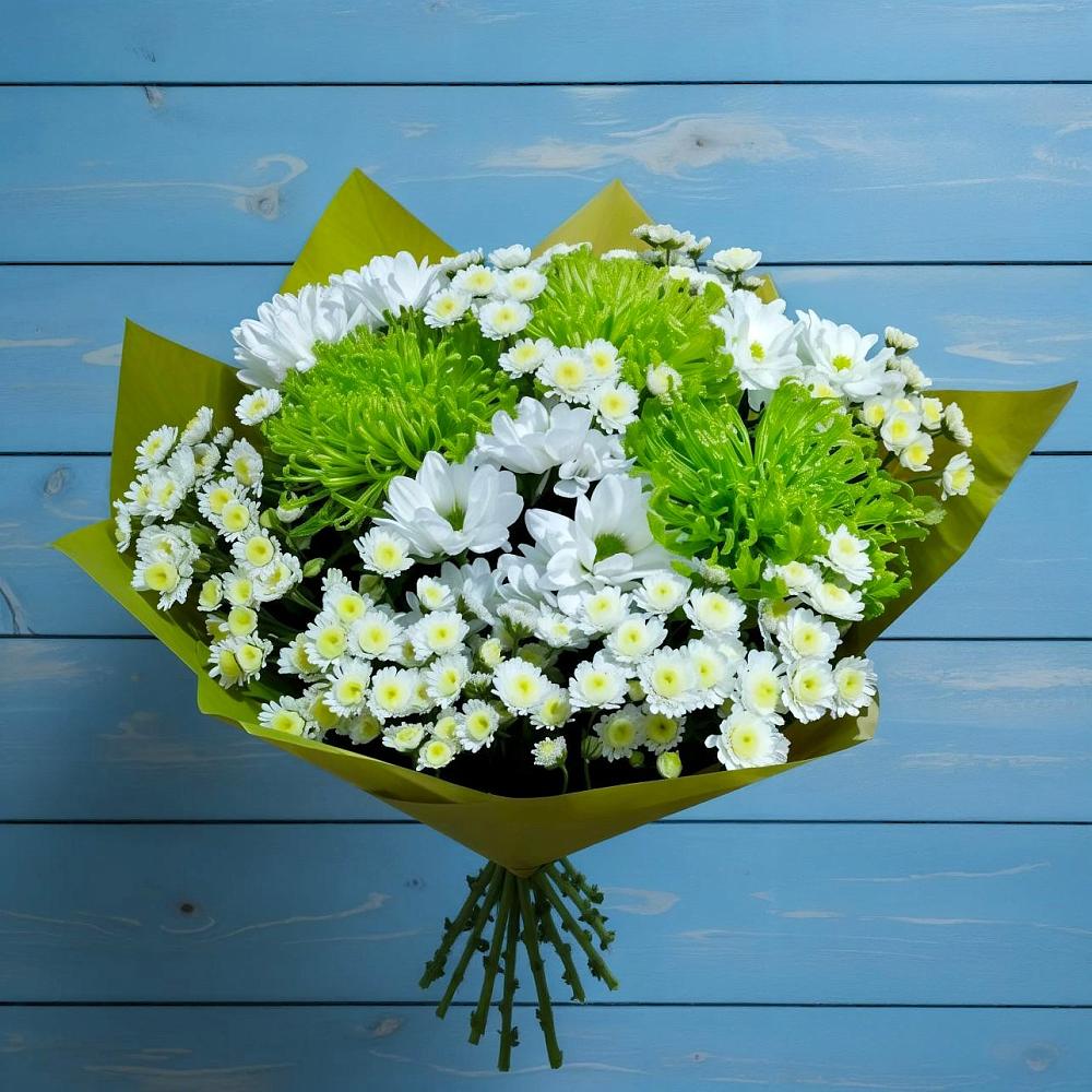 Букет цветов из: Хризантемы в Степной