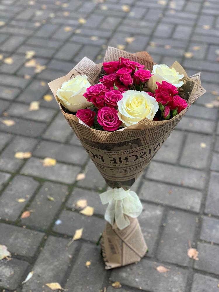 Букет Удивительный из роз в Степной Букет цветов из: Розы в Степной