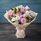 Букет цветов из: Хризантемы, Альстромерии и Розы в Степной